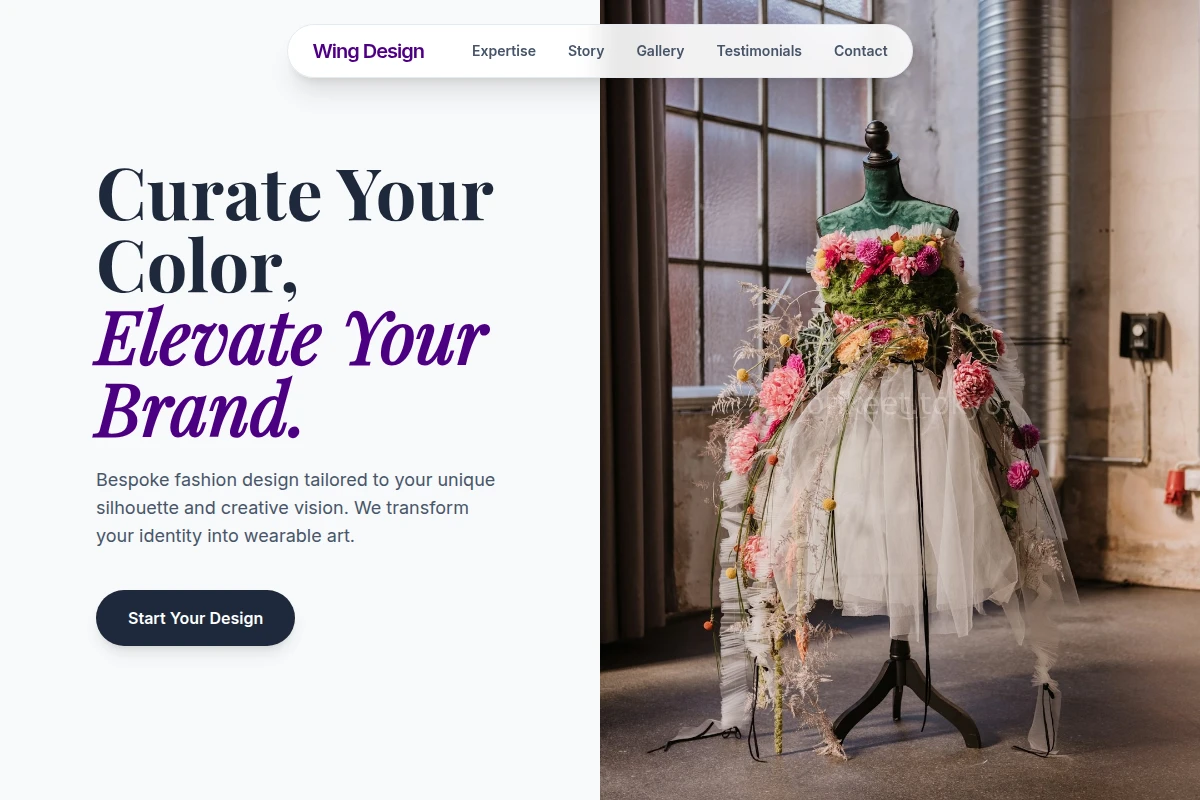 Wing Fashion Design